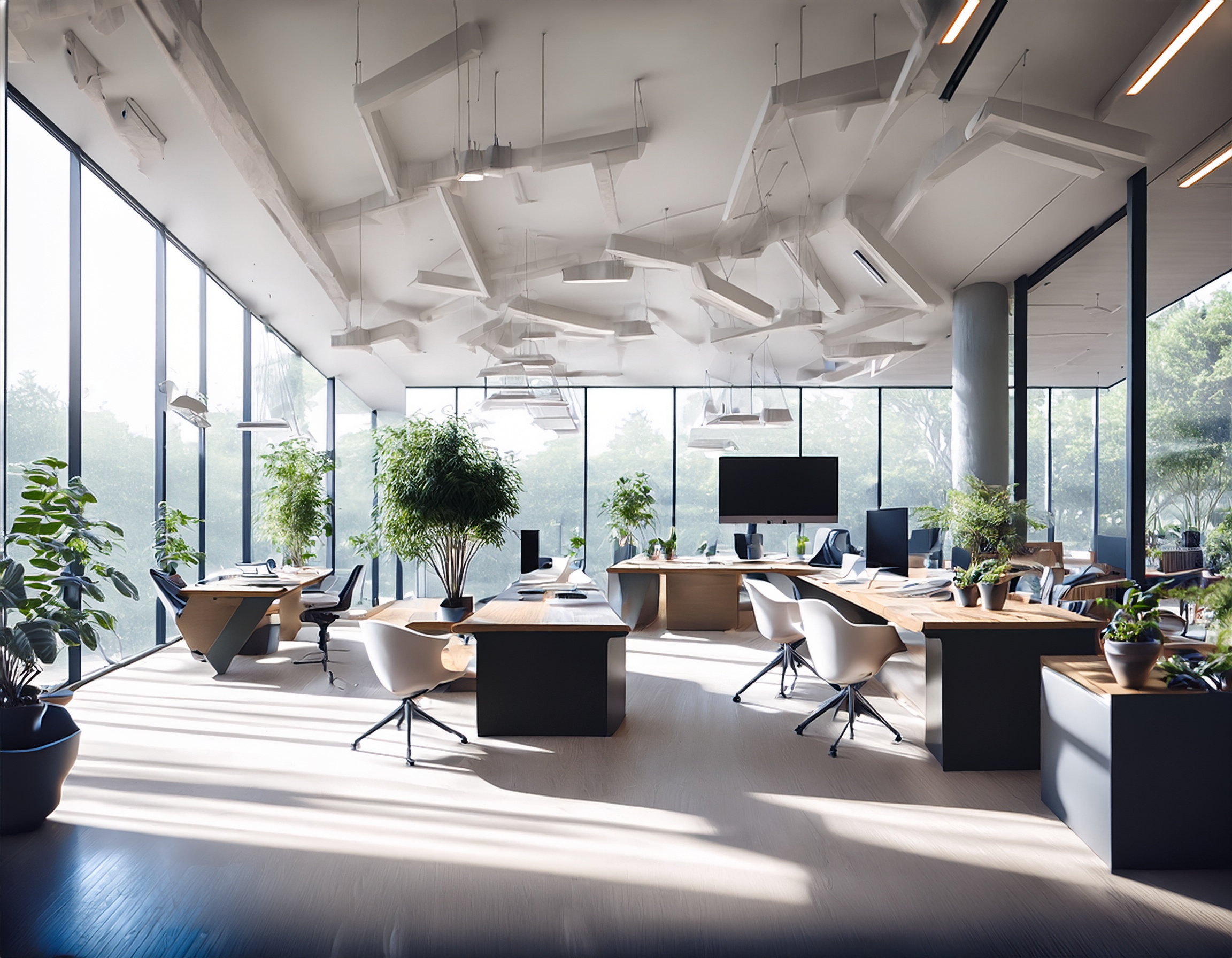 Elegantes Bürodesign in einem modernen Steuerberatungsbüro in Frankfurt am Main.