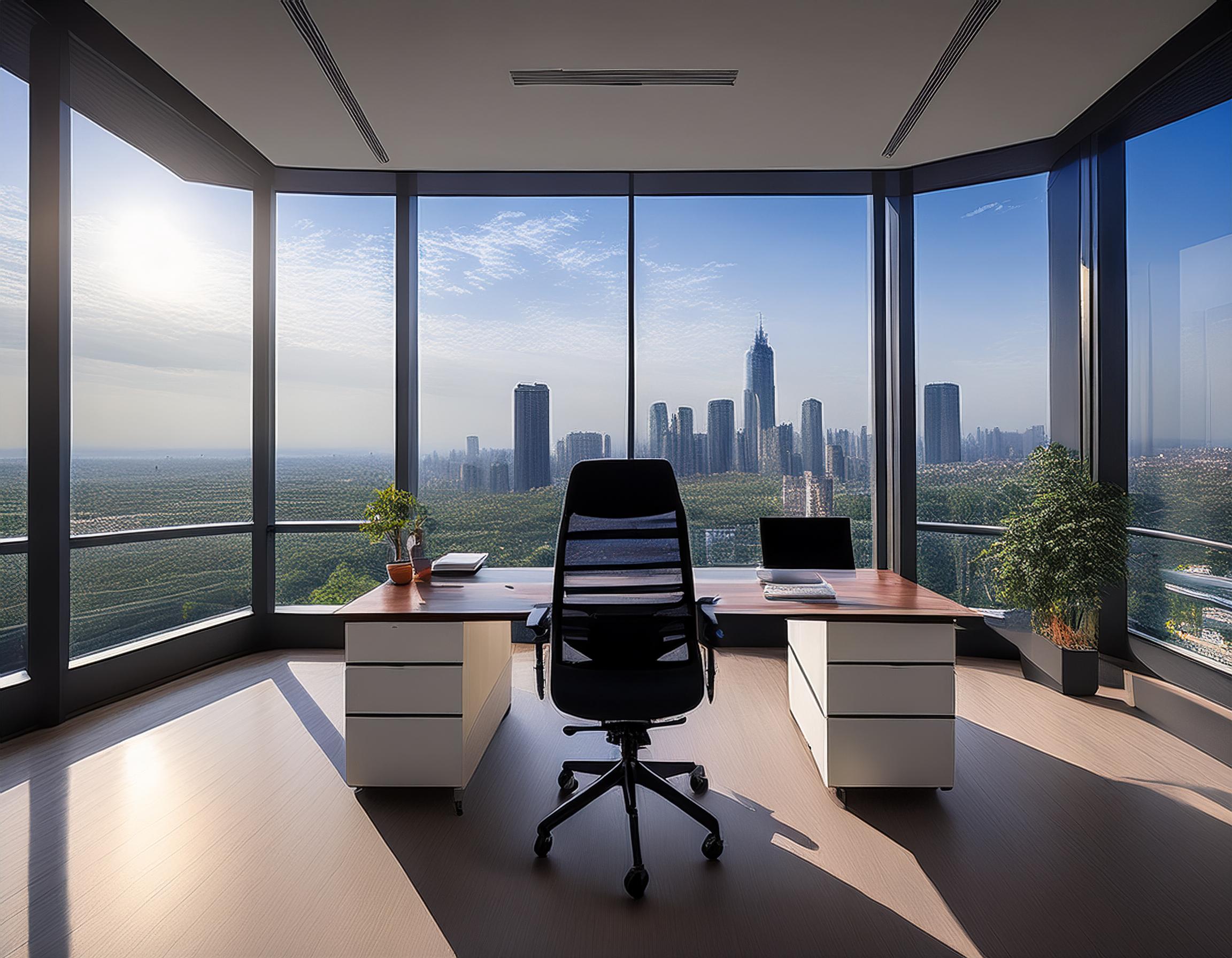 Elegantes Büro in Frankfurt am Main mit klassischem Design